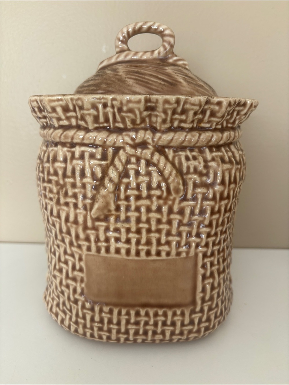 Vintage McCoy Pottery Canister